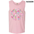 Tank Top -Garden Girl Monogram Comfort Colors Tank Top 'NLB' T-Shirts, Hoodie, Sweatshirt | RetroVerseTees.com