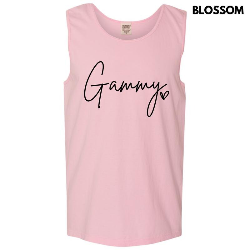 Tank Top -Script Gammy Comfort Colors Tank Top 'NLB' T-Shirts, Hoodie, Sweatshirt | RetroVerseTees.com
