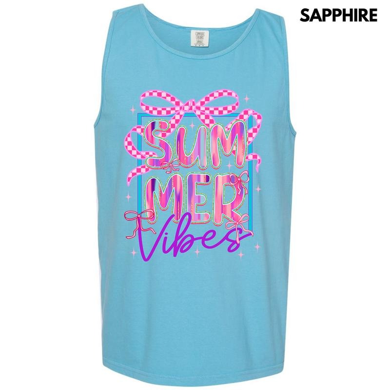 Tank Top -Trendy Summer Vibes Comfort Colors Tank Top 'NLB' T-Shirts, Hoodie, Sweatshirt | RetroVerseTees.com