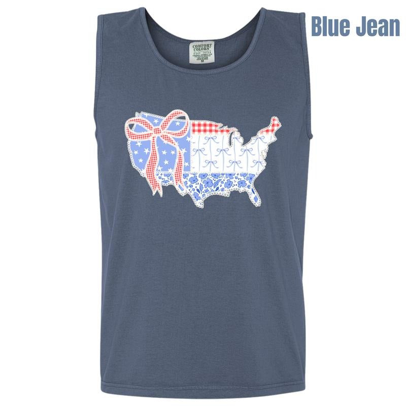 Tank Top -United States Patterns Comfort Colors Tank Top 'NLB' T-Shirts, Hoodie, Sweatshirt | RetroVerseTees.com