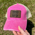 Tanned And Tipsy Patch Hat, Unisex, Adams' Cool Mesh Lining, High Quality Embroidery T-Shirts, Hoodie, Sweatshirt