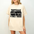 Tattoos Pretty Eyes And Thick Thighs Shirt And Sweatshirt, Funny Mom  Shirt, Thick Thighs Shirt, Pretty Eyes Shirt,...