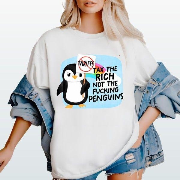 Tax The Rich Not The Penguins T-shirt Hiphop Style Trendy Gift For Him Hoodie, Sweatshirt | RetroVerseTees.com