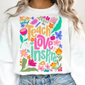 Teach Love Inspire DTF Transfers - THIS IS NOT A SHIRT Hoodie, Sweatshirt | RetroVerseTees.com