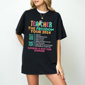 Teacher The Freedom Tour 2024 Shirt And Sweatshirt, Teacher Shirt, ABCD Teacher Tour Shirt, Back To School Sweat, End of...