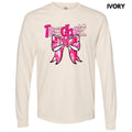 Teacher Valentine Coquette Long Sleeve Comfort Colors T-Shirt Hoodie, Sweatshirt | RetroVerseTees.com