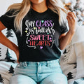 Teacher Valentine T-Shirt, My Class Is Fall Of Sweet Hearts Shirt, Teacher Love Heart Tee, Teacher Valentines Gifts Tee,...