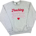 Teaching Sweethearts Gildan Sweatshirt -- ASH GREY T-Shirts, Hoodie | RetroVerseTees.com