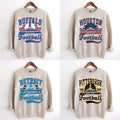 Teams Football Sweatshirt, Vintage Style Sand Sweatshirt  Unisex Women Men Shirt, Gift For Fan, Classic Cotton Menswear...