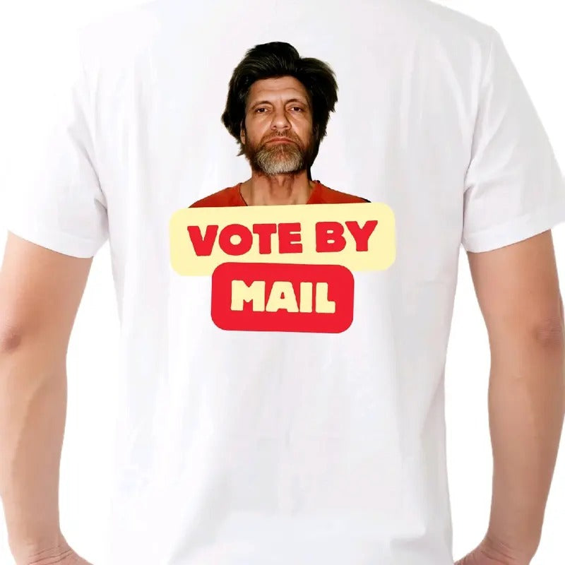 Ted- No ID: Vote by Mail T-Shirt, cotton Menswear Top Sport t shirt Hoodie, Sweatshirt | RetroVerseTees.com