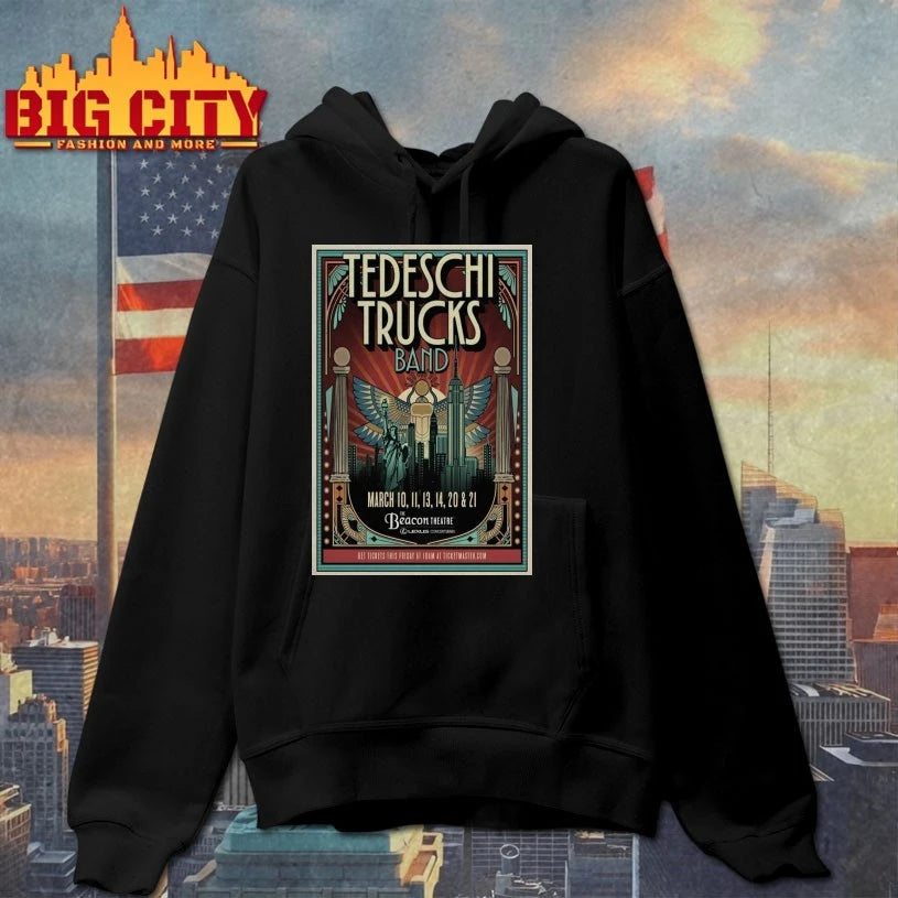 Tedeschi Trucks Band The Beacon Theatre New York NY Tour March 10-21 2026 Poster shirt