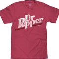 Tee Luv x Comfort Colors Distressed Dr Pepper Logo T-Shirt - Brick Red Hoodie, Sweatshirt | RetroVerseTees.com