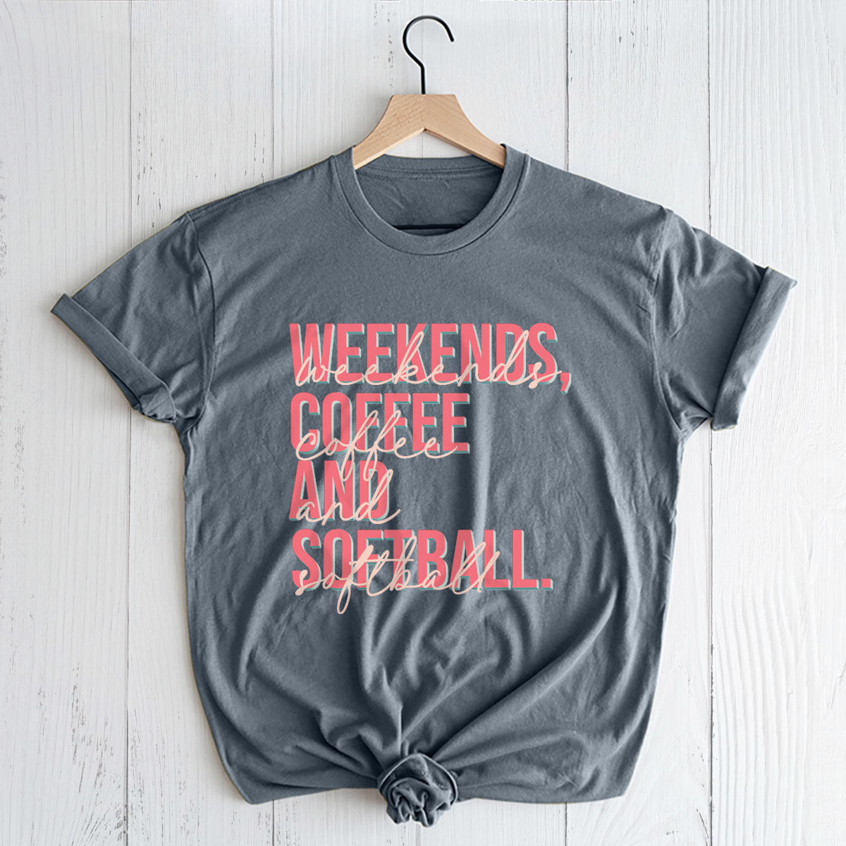 Weekends Coffee Softball T-Shirts, Hoodie, Sweatshirt | RetroVerseTees.com