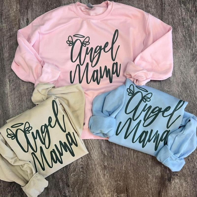 Angel Mama Sweatshirt/Tee Hoodie | RetroVerseTees.com