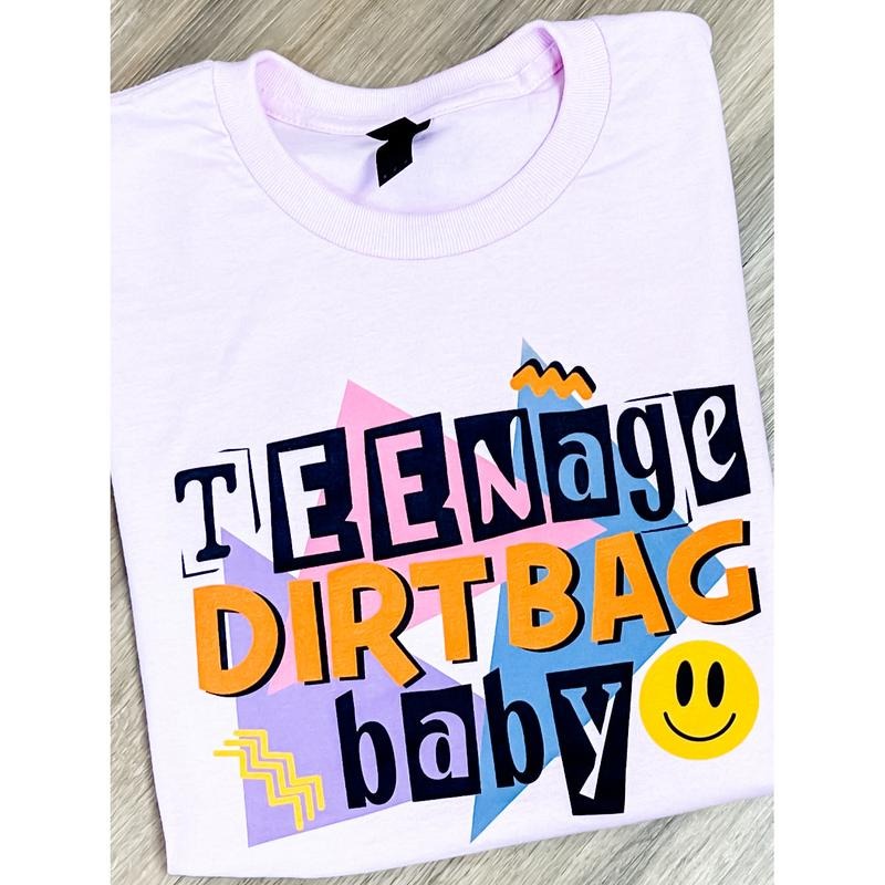 Teenage Dirtbag Graphic Top T-Shirts, Hoodie, Sweatshirt | RetroVerseTees.com
