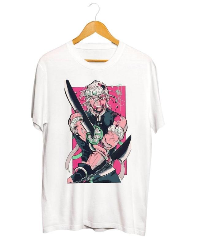 Tengen Uzui Shirt, Tengen Uzui Shirt, Sound Hashira Shirt, Anime Tee Shirt, Anime Streetwear Shirt Hoodie, Sweatshirt