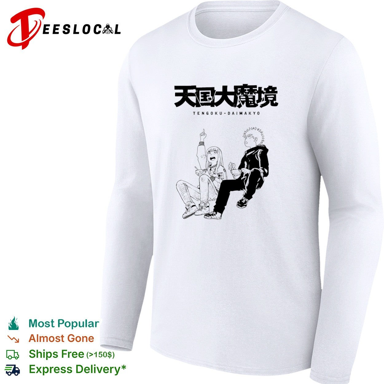 Tengoku-Daimakyo Anime Characters Eating shirt