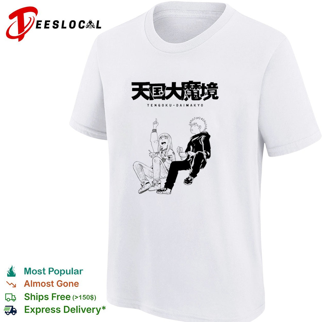 Tengoku-Daimakyo Anime Characters Eating shirt
