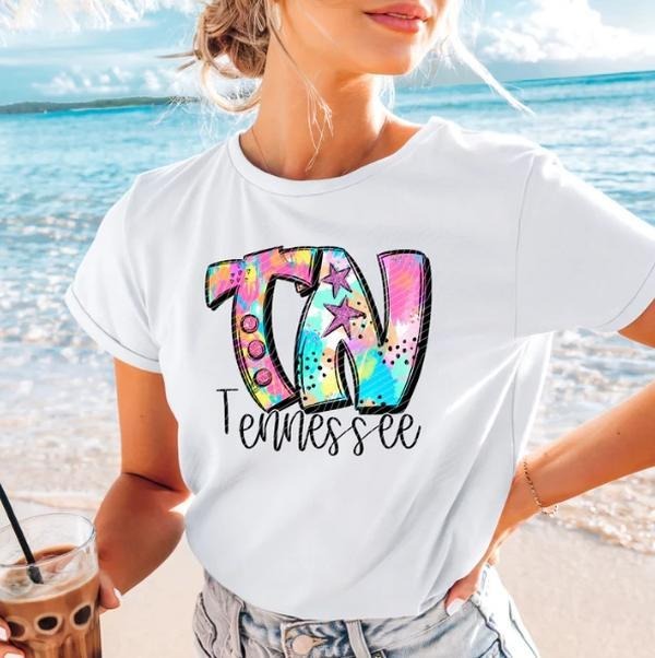 Tennessee Neon Splash DTF Transfers - THIS IS NOT A SHIRT Hoodie, Sweatshirt | RetroVerseTees.com