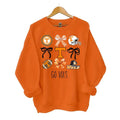 Tennessee Vols Coquette Football Sweatshirt, Orange, Long Sleeve, Classic Cotton Blend, Gameday Tee, Casual Style,...