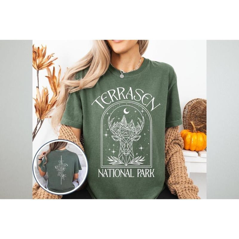 Terrasen T-shirt | TOG Gift | Throne of Glass | Book Lover Gift Idea | Bookish Gift | Booktok Merch | Aelin Galathynius,...