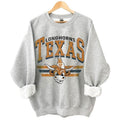 Texas Longhorns Vintage Football NCAA Sweatshirt, The University of Texas Unisex Vintage NCAA Sweatshirt, Classic...