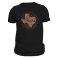 Texas State Men's T-Shirt Casual Crewneck Cotton Classic Design with Text and Map Print Hoodie, Sweatshirt