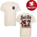 Texas Tech Red Raiders Ivory College Gameday Raider 2025 Two Sided Shirt