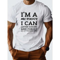 Text art G500 pure cotton men's T-shirt comfort fit, 1 pc, 100% cotton T-shirt Made in USA Hoodie, Sweatshirt
