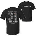 Thank You Charlie Kirk A True Patriot Legends Never Die Memorial T-Shirt, Charlie Kirk Shot Dead at Utah College Event...