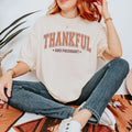 Thankful and Pregnant Unisex Cotton T-Shirt - Crewneck Hoodie, Sweatshirt | RetroVerseTees.com