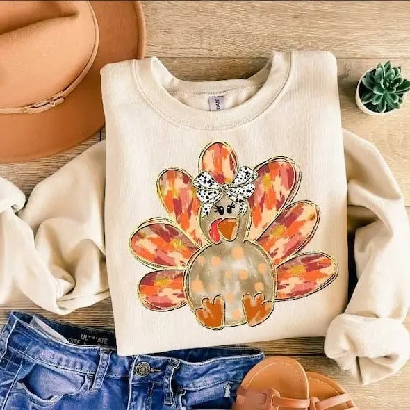 Thanksgiving Turkey Sweatshirt, Turkey Shirt, Family Sweatshirt, Thanksgiving Shirt, Fall Sweatshirt, Women Thanksgiving...