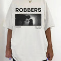 The 1975 Band Shirt, Robbers Album Newspaper Graphic Fan Tee Hoodie, Sweatshirt | RetroVerseTees.com