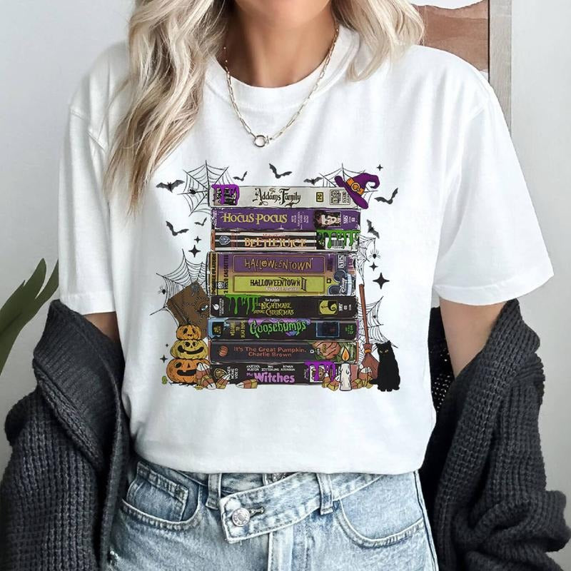 The Addams Family Shirt, Hocus Pocus Shirt, Beetlejuice Shirt, Halloweentown Shirt, The Nightmare Before Chrismas Shirt,...
