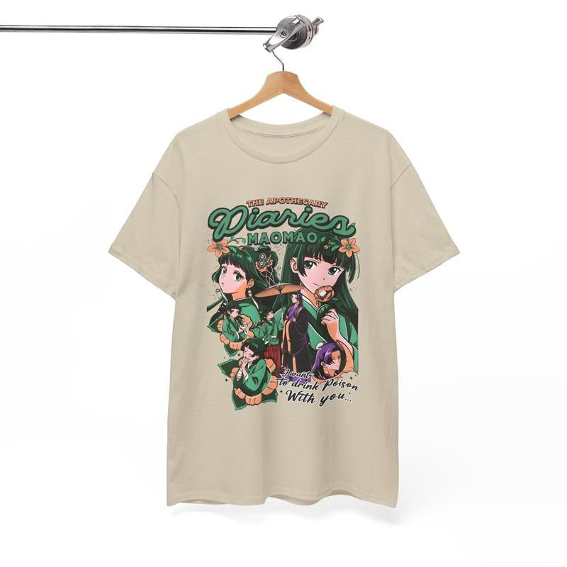 The Apothecary Diaries Tshirt, MaoMao, Jinshi, Anime Shirt, Kawaii T-Shirts, Japanese Graphic Teesstyle{n002}10 Hoodie,...