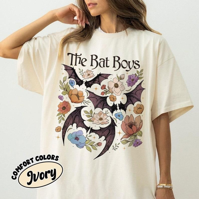 The Bat Boys Flower  Shirt, Acotar Graphic Bookish Fan Shirt, The Night Court T Shirt, Haunting Adeline Special Edition...