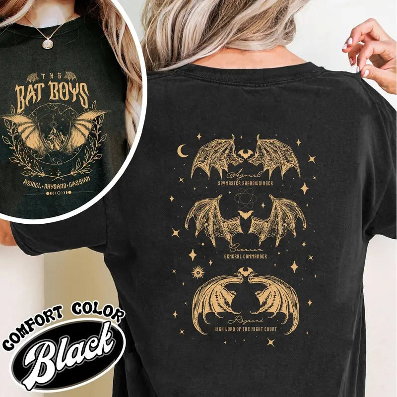 The Bat Boys Shirt, the Bat Boys the Night Court Acotar Shirt, Acotar the Bat Boys, Acotar Shirt Azriel, Acotar Shirt...