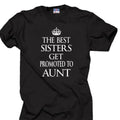 The Best Sisters Get Promoted To Aunt T-Shirt Gift For Aunt Tee Shirt Hoodie, Sweatshirt | RetroVerseTees.com