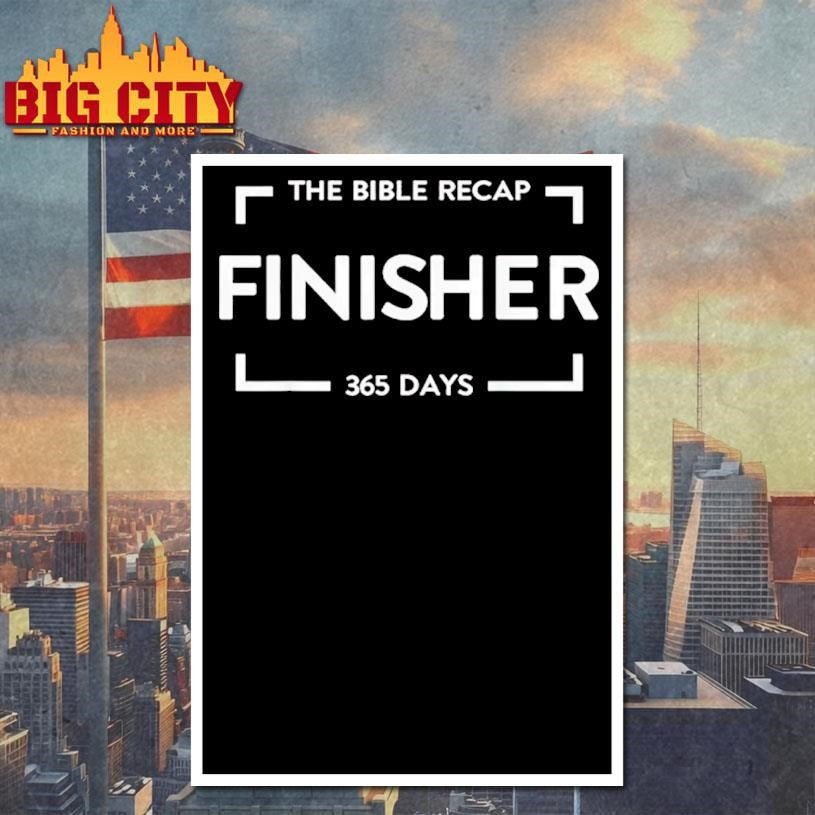 The Bible Recap Finisher 365 Days Shirt