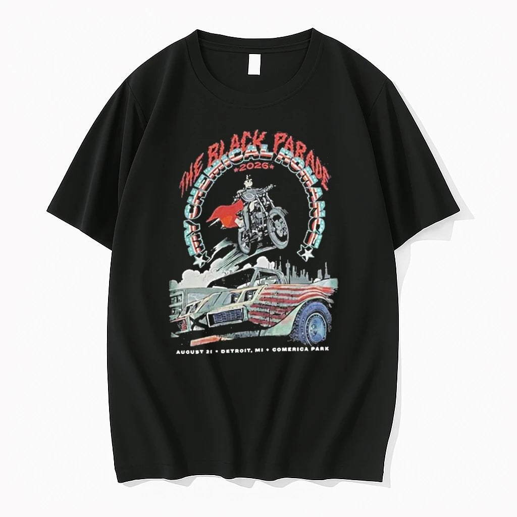 The Black Parade My Chemical Romance Detroit Mi Comerica Park August 2026 Tshirts Sweater