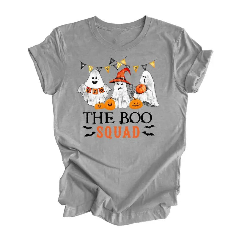 The Boo Squad Comfort Colors Shirt, Halloween Group Tees,  Group of Ghosts, Ghost Group Costume Minimalist Classic Cotton...