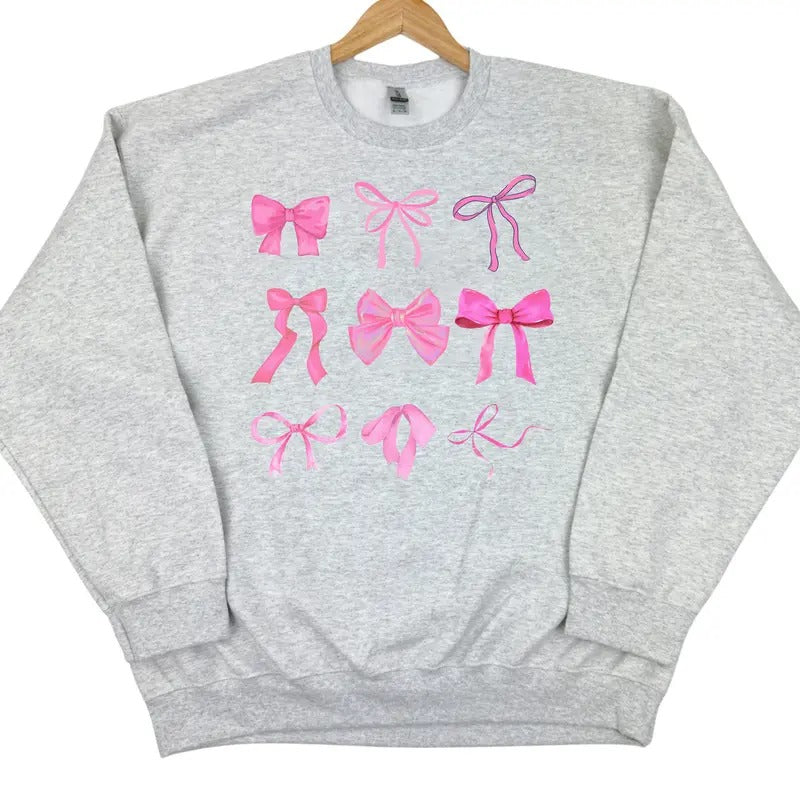 The Bow Girl Coquette Sweatshirt 'NLB' T-Shirts, Hoodie | RetroVerseTees.com