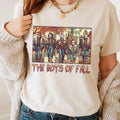 The Boys Of Fall Shirt, Jason Voorhees Michael Myers Pennywise Chucky Freddy Krueger Spooky Halloween Shirt, Halloween...