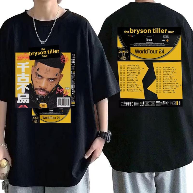The Bryson Tiller 2024 Tour Shirt, Bryson Tiller Tour Shirt Best Price Hoodie, Sweatshirt | RetroVerseTees.com