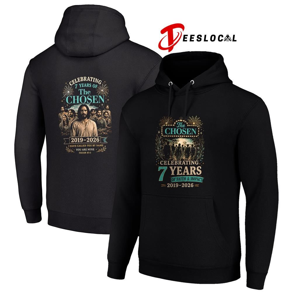 The Chosen celebrating 7 years of faith and impact shirt