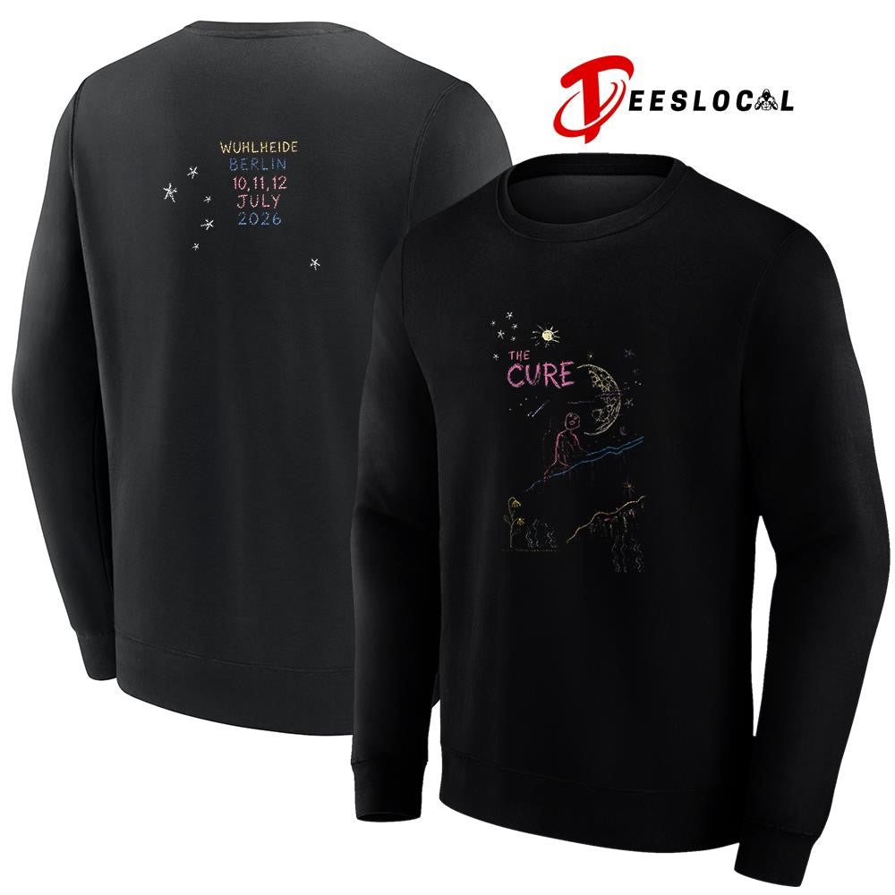 The Cure Berlin Germany Weekend doodle shirt