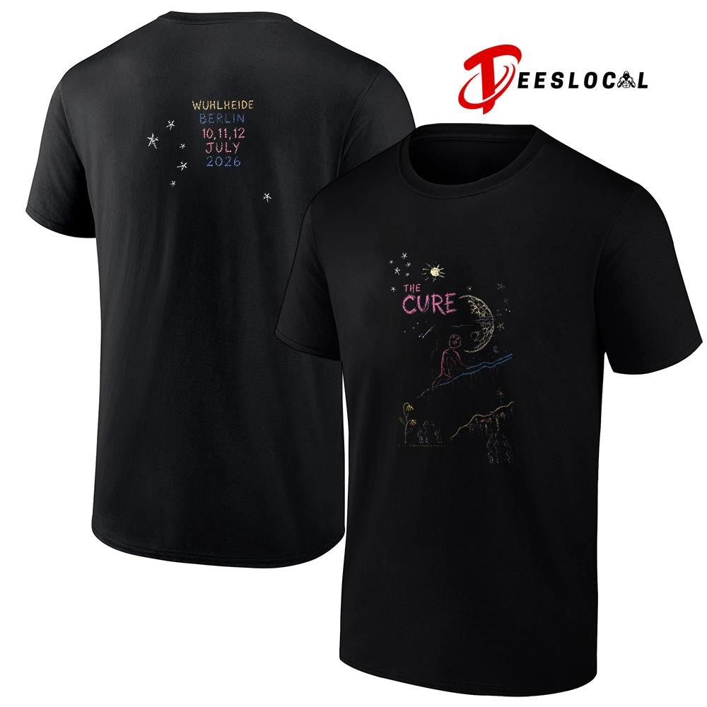 The Cure Berlin Germany Weekend doodle shirt