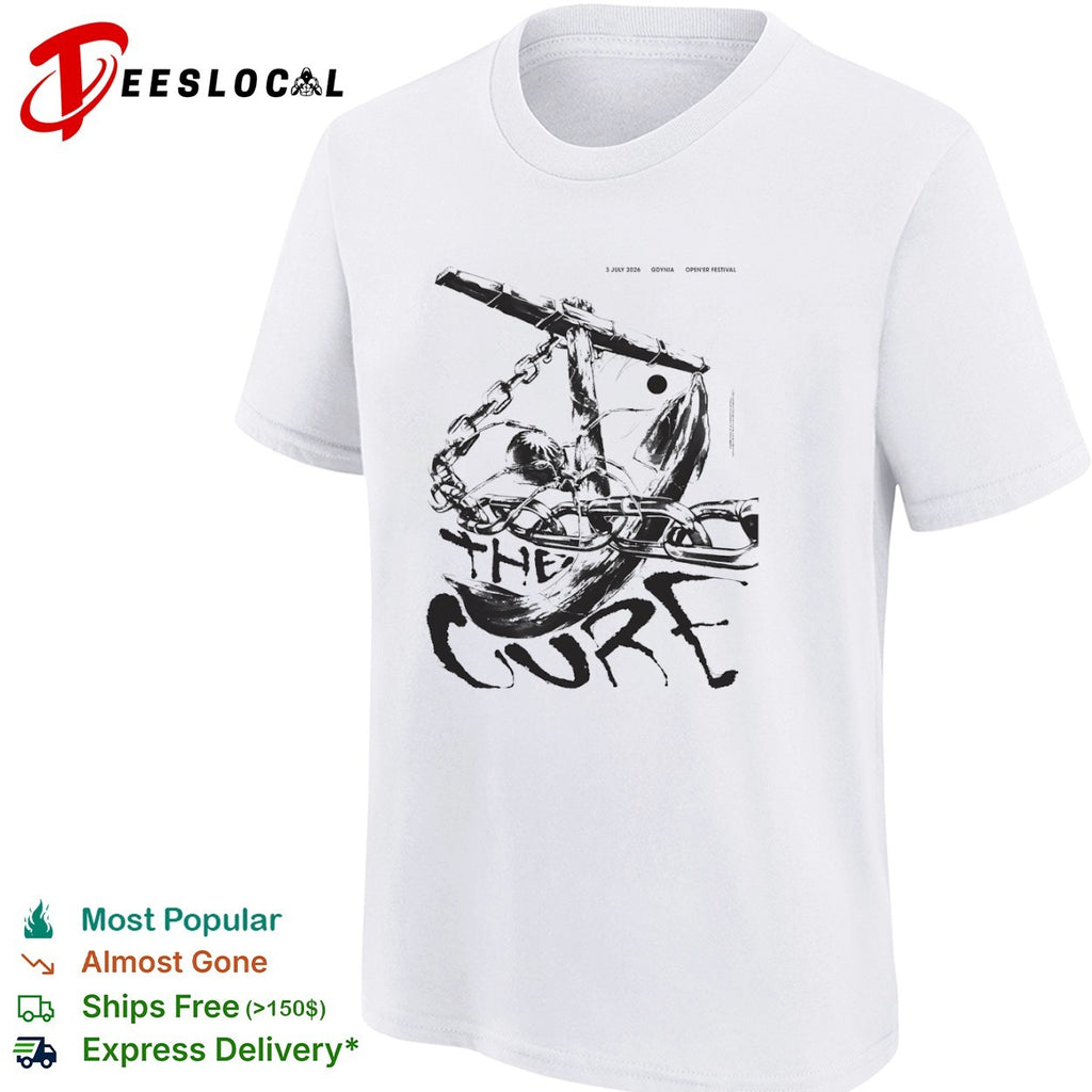 The Cure anchor 3 July 2026 Gdynia Opener Festival shirt