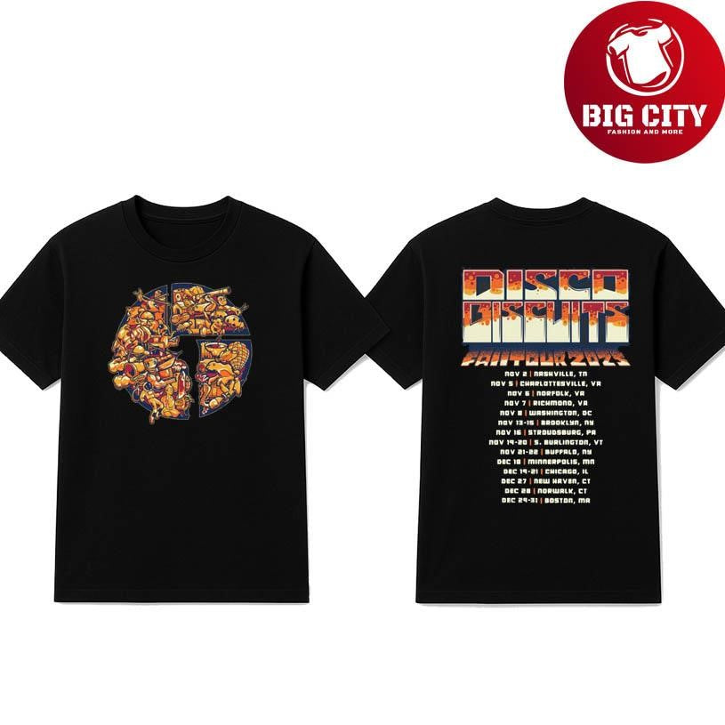 The Disco Biscuits Fall Tour 2025 Two Sided Shirt