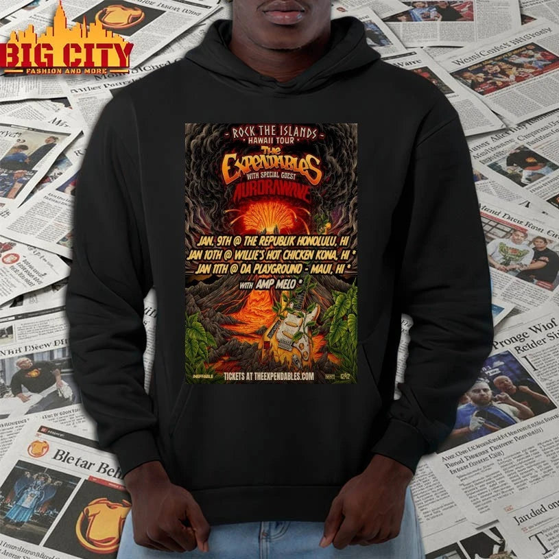 The Expendables Hawaii Concert Poster shirt